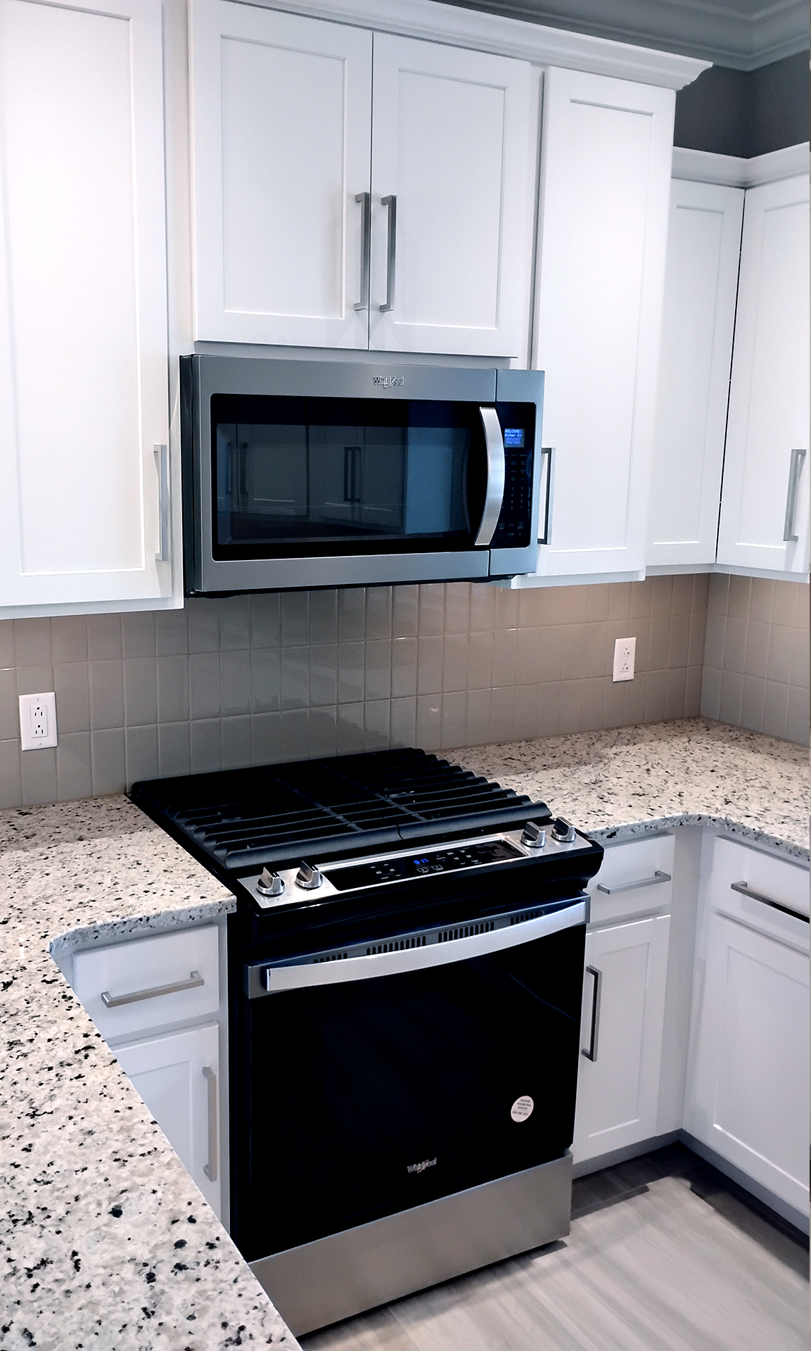 oven microwave marble countertop kitchen remodel cabinets